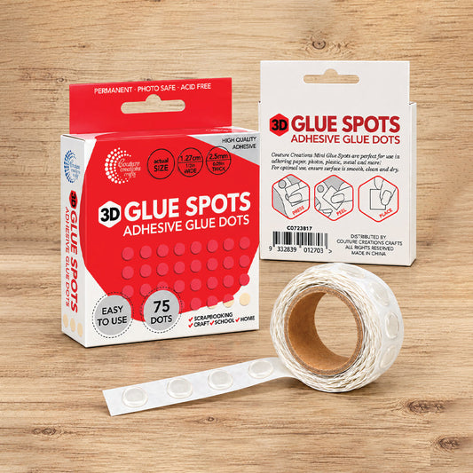 CC 3D Adhesive Glue Spots (1.27cm x 2.5mm)