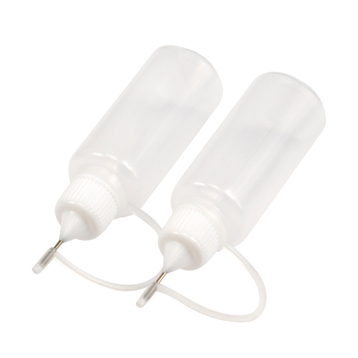 Applicator Bottles - 20ml with rustproof precision tip and cover (2pc)