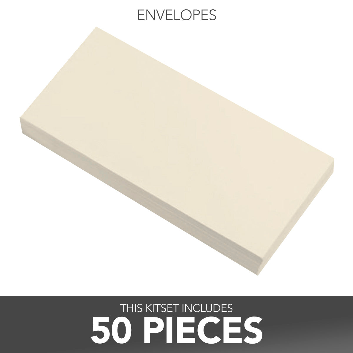 Envelopes - Cream Tall - 50 pk