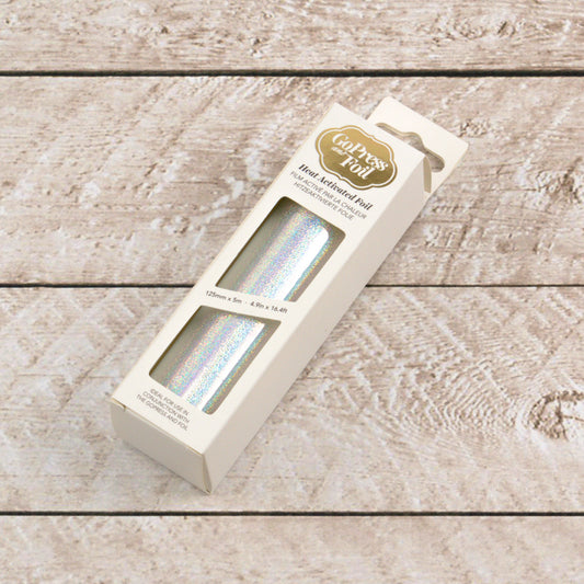 CC GoPress Heat Activated Foil SILVER (IRIDESCENT DIGITAL Finish)