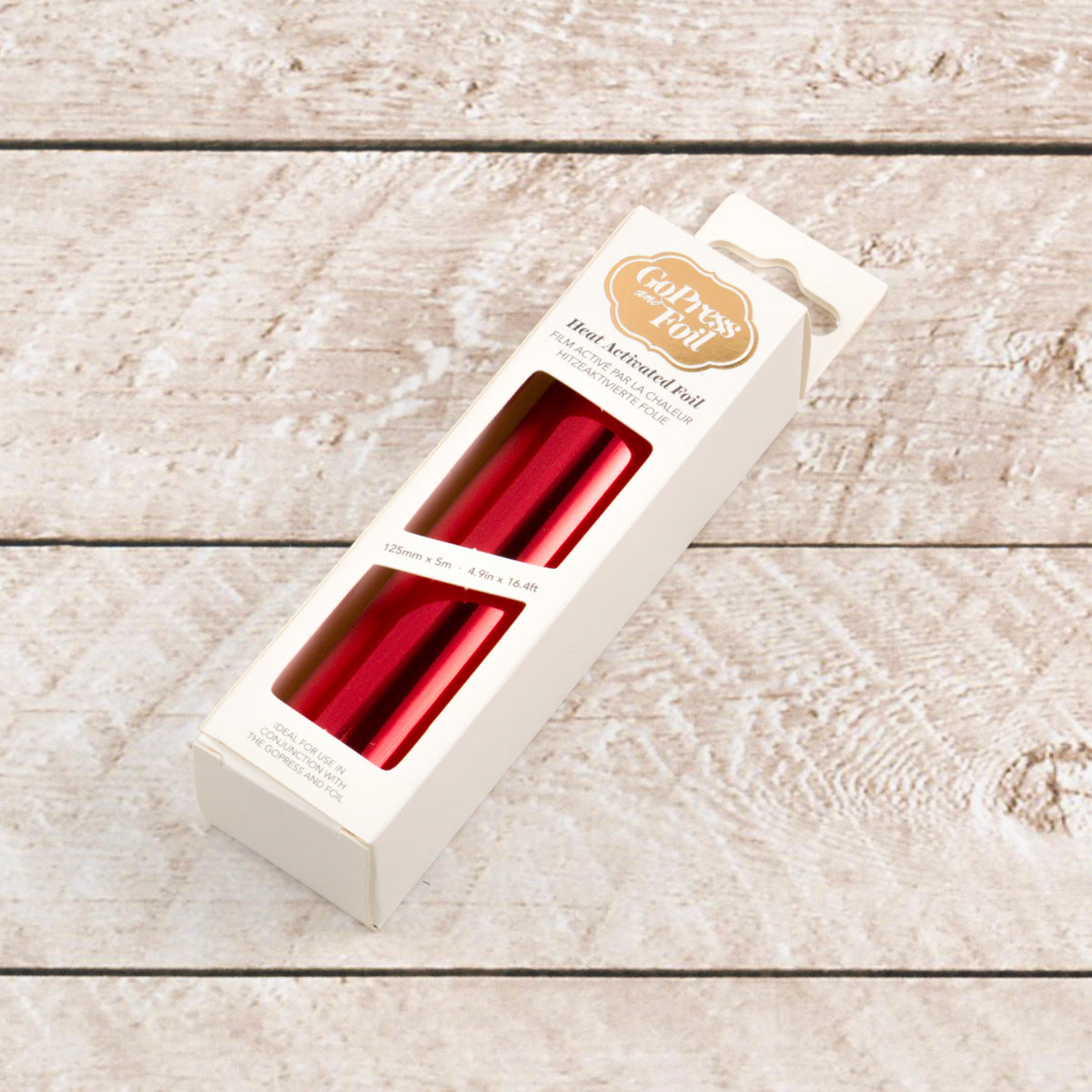 CC GoPress Heat Activated Foil RED (IRIDESCENT Finish)