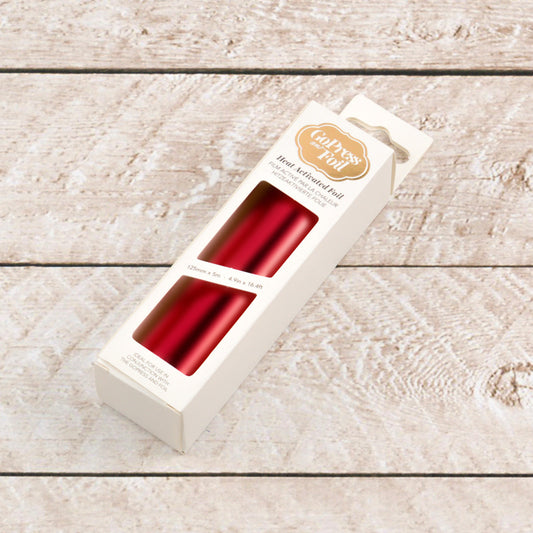 CC GoPress Heat Activated Foil RED (MATTE Finish)