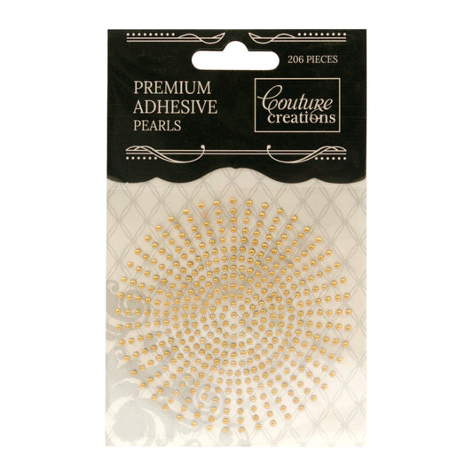 CC Pearls 2mm Adhesive - Deep Gold 424pce