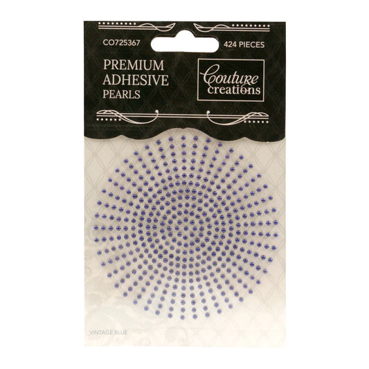 *Adhesive Pearls - Vintage Blue (2mm- 424pc)
