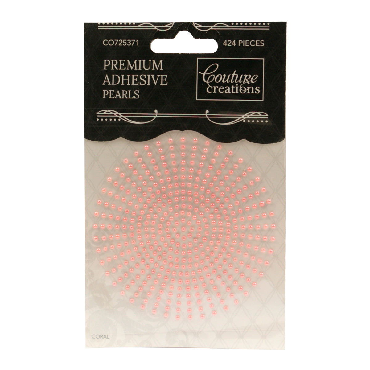 xxAdhesive Pearls - Coral (2mm- 424pc)