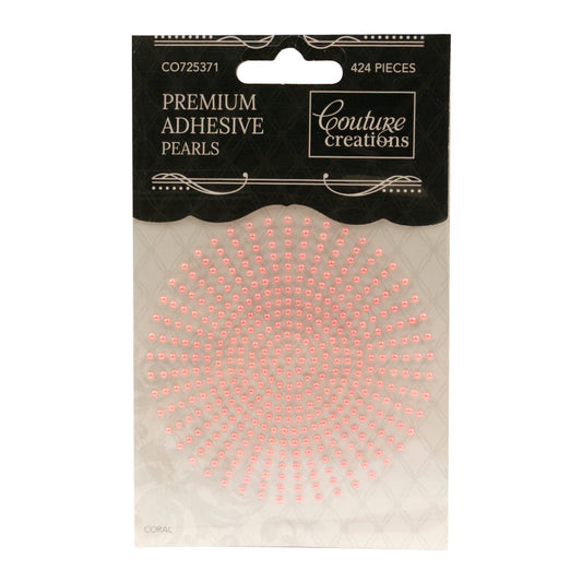 xxAdhesive Pearls - Coral (2mm- 424pc)