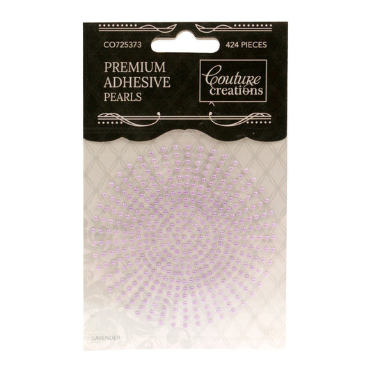 *Adhesive Pearls - Lavender (2mm- 424pc)