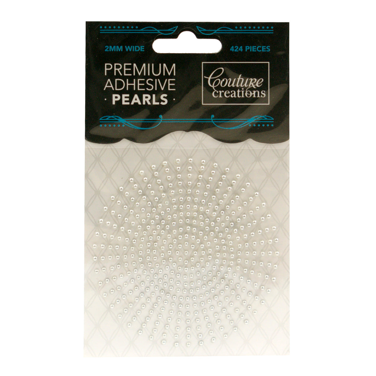 CC Pearls 2mm Adhesive - Cream 424pce