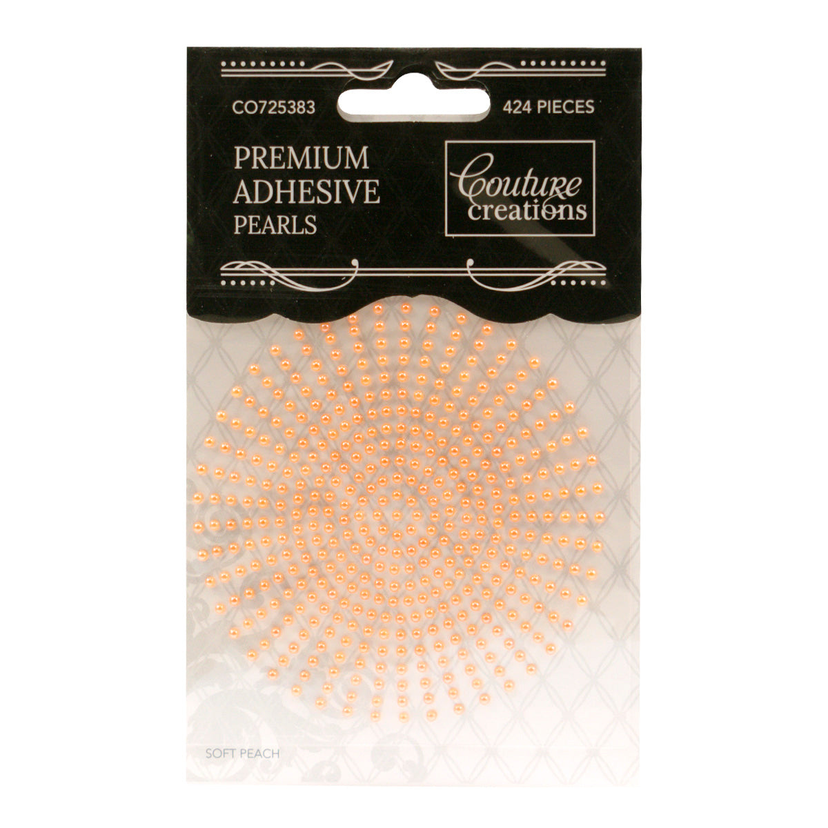 *Adhesive Pearls - Soft Peach (2mm- 424pc)