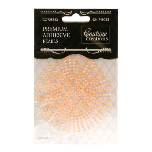 *Adhesive Pearls - Soft Peach (2mm- 424pc)