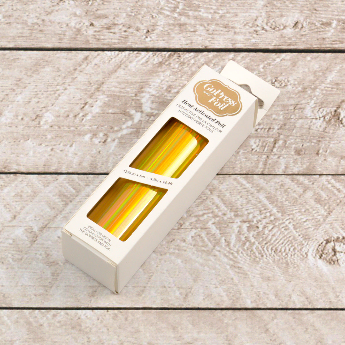 CC GoPress Heat Activated Foil GOLD (IRIDESCENT Finish)