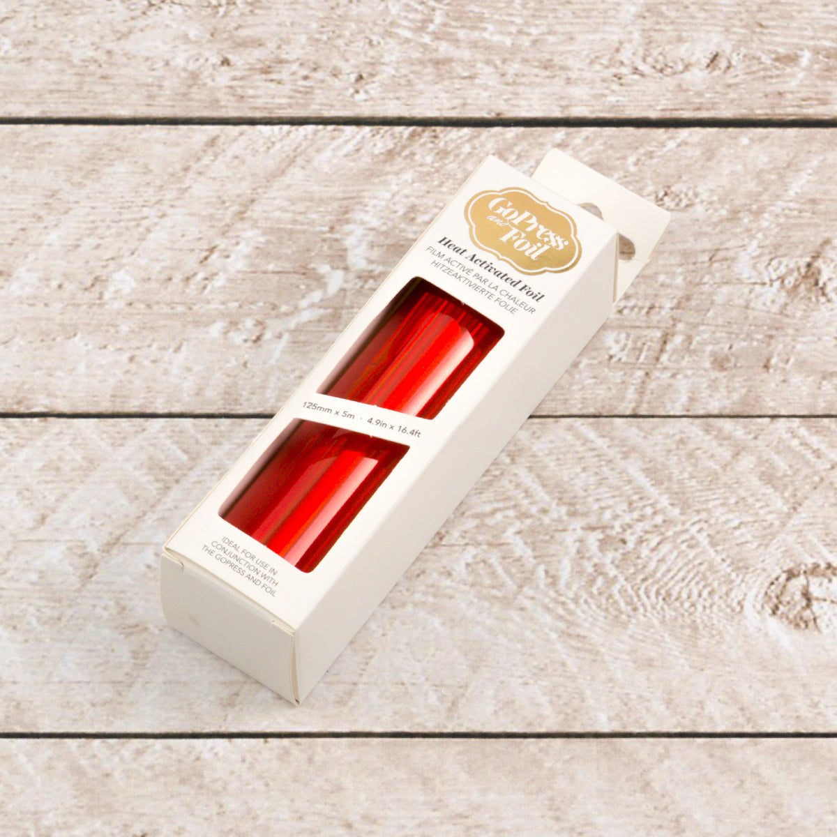 CC GoPress Heat Activated Foil RED-ORANGE (IRIDESCENT Finish)