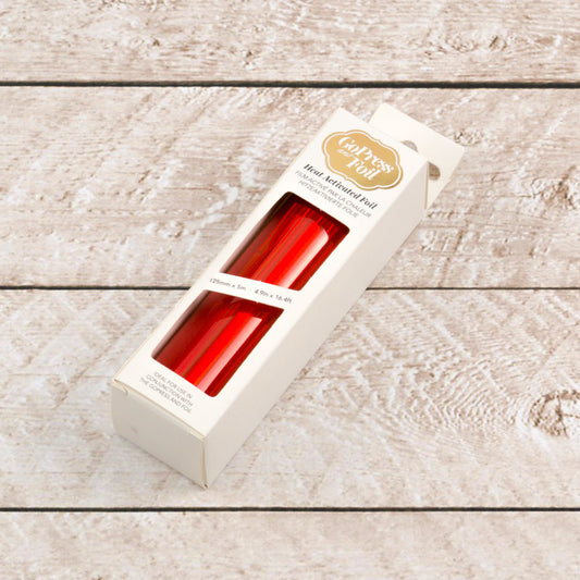 CC GoPress Heat Activated Foil RED-ORANGE (IRIDESCENT Finish)
