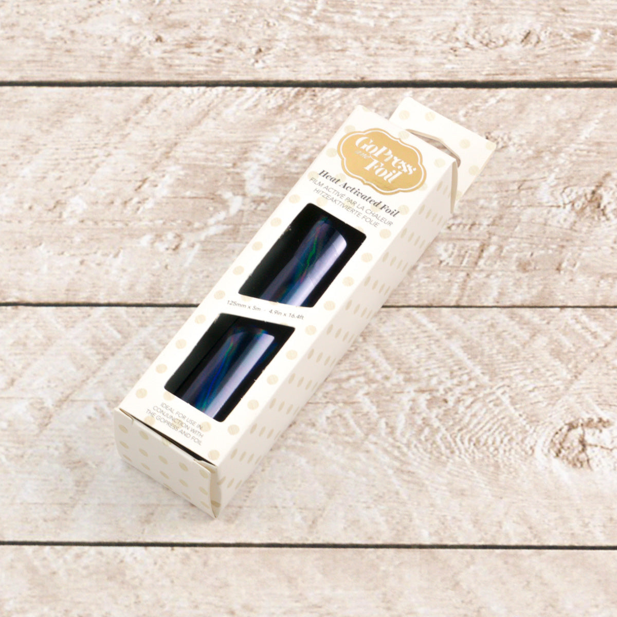 CC GoPress Heat Activated Foil NAVY BLUE (LIGHT IRIDESCENT Finish)