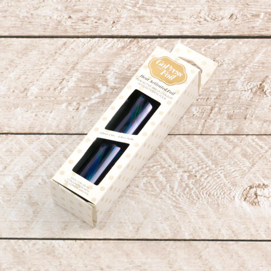 CC GoPress Heat Activated Foil NAVY BLUE (LIGHT IRIDESCENT Finish)