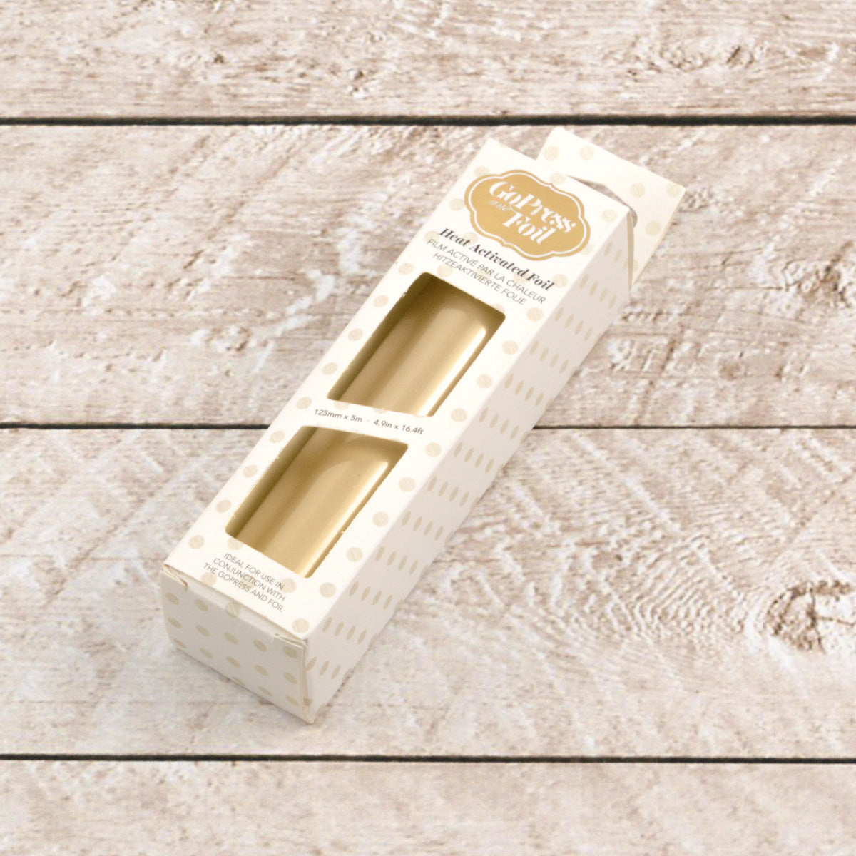 CC GoPress Heat Activated Foil GOLD (LIGHT MATTE FINISH)