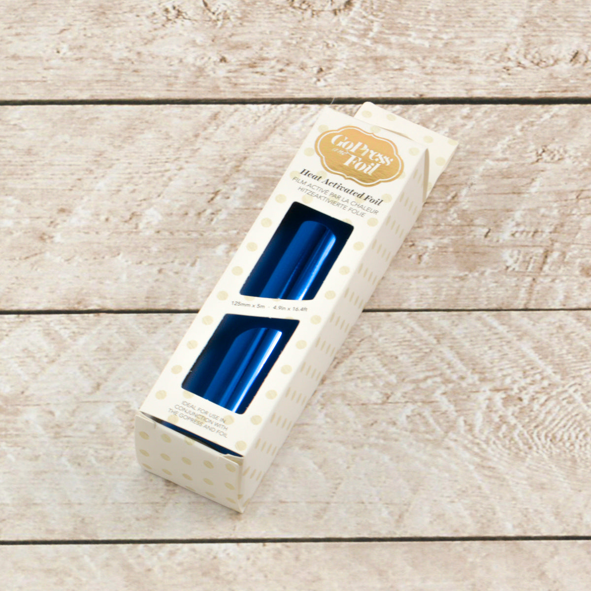 CC GoPress Heat Activated Foil ROYAL BLUE (MIRROR FINISH)