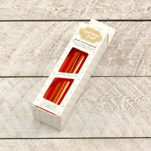 CC GoPress Heat Activated Foil RED COPPER (IRIDESCENT SQUARE Finish)