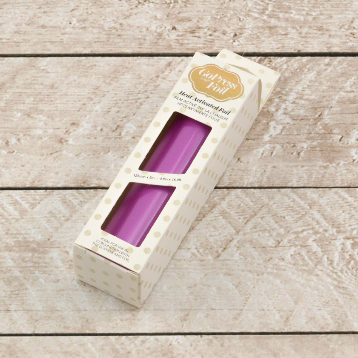 CC GoPress Heat Activated Foil PETAL PINK (IRIDESCENT Finish)