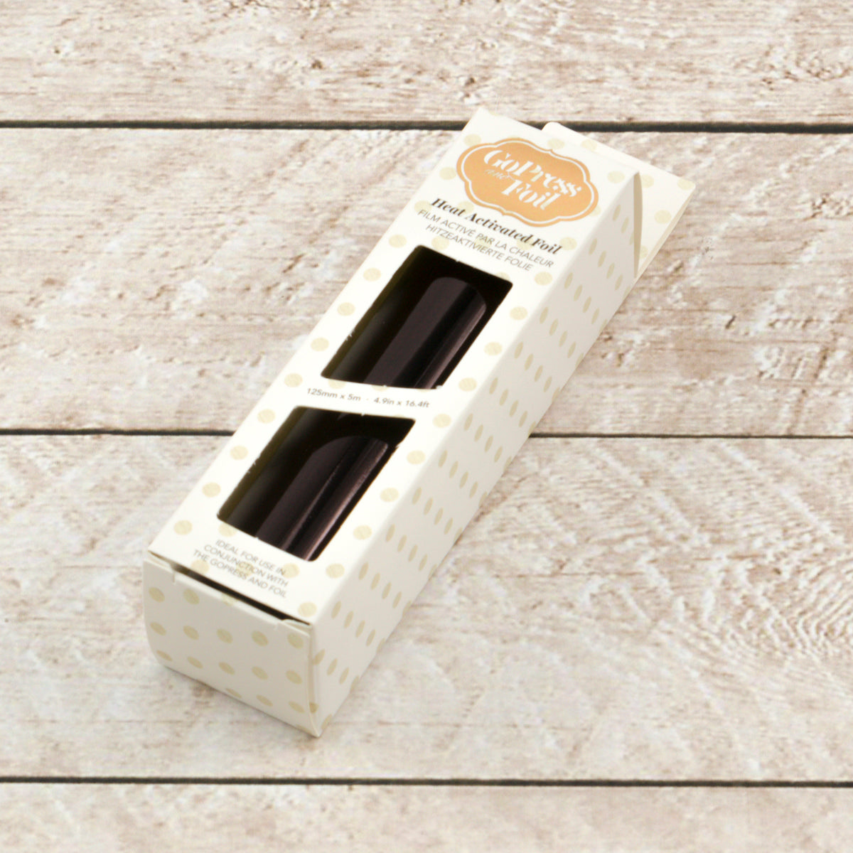 CC GoPress Heat Activated Foil CHOCOLATE (MIRROR Finish)