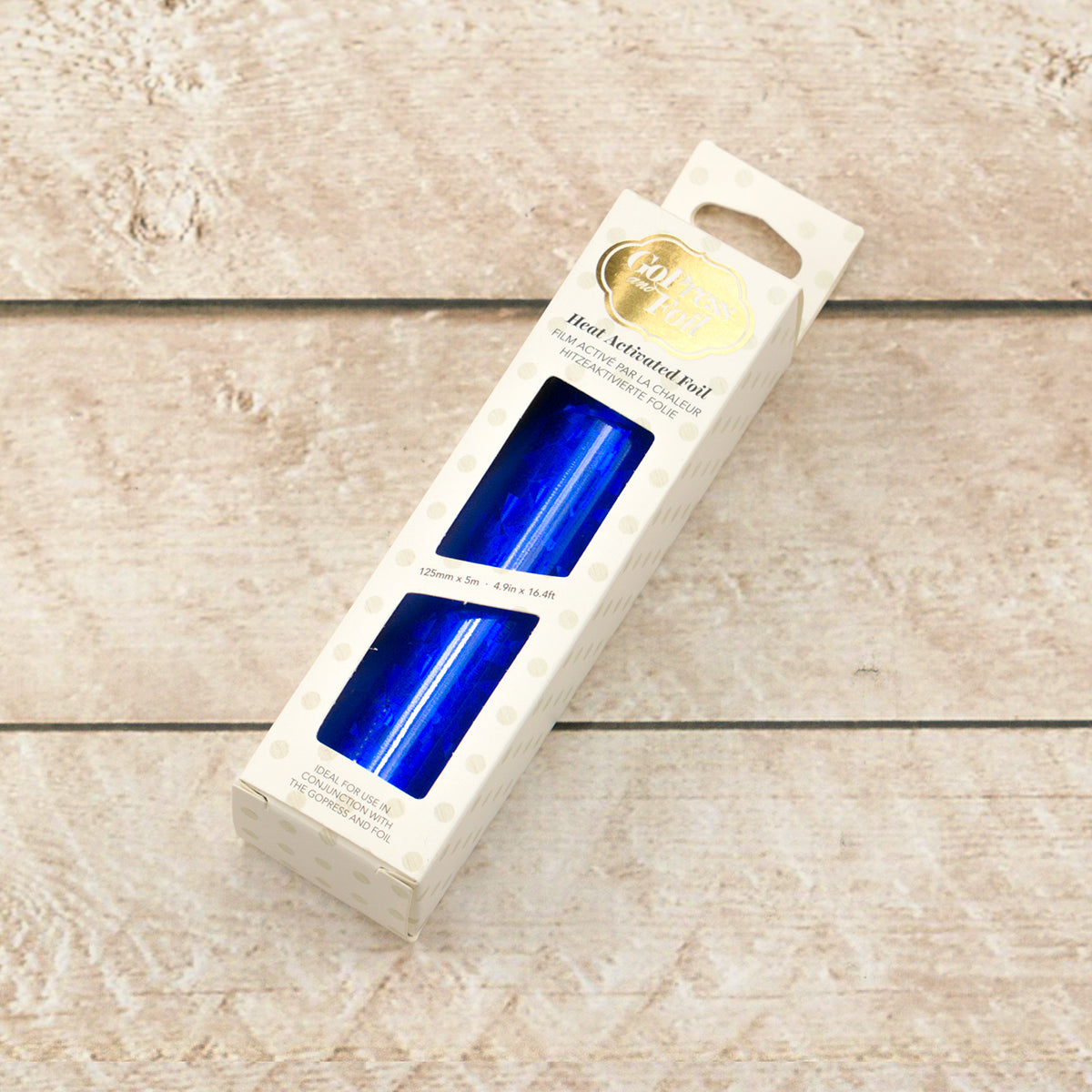 CC GoPress Heat Activated Foil BLUE (IRIDESCENT TRIANGLE FINISH)