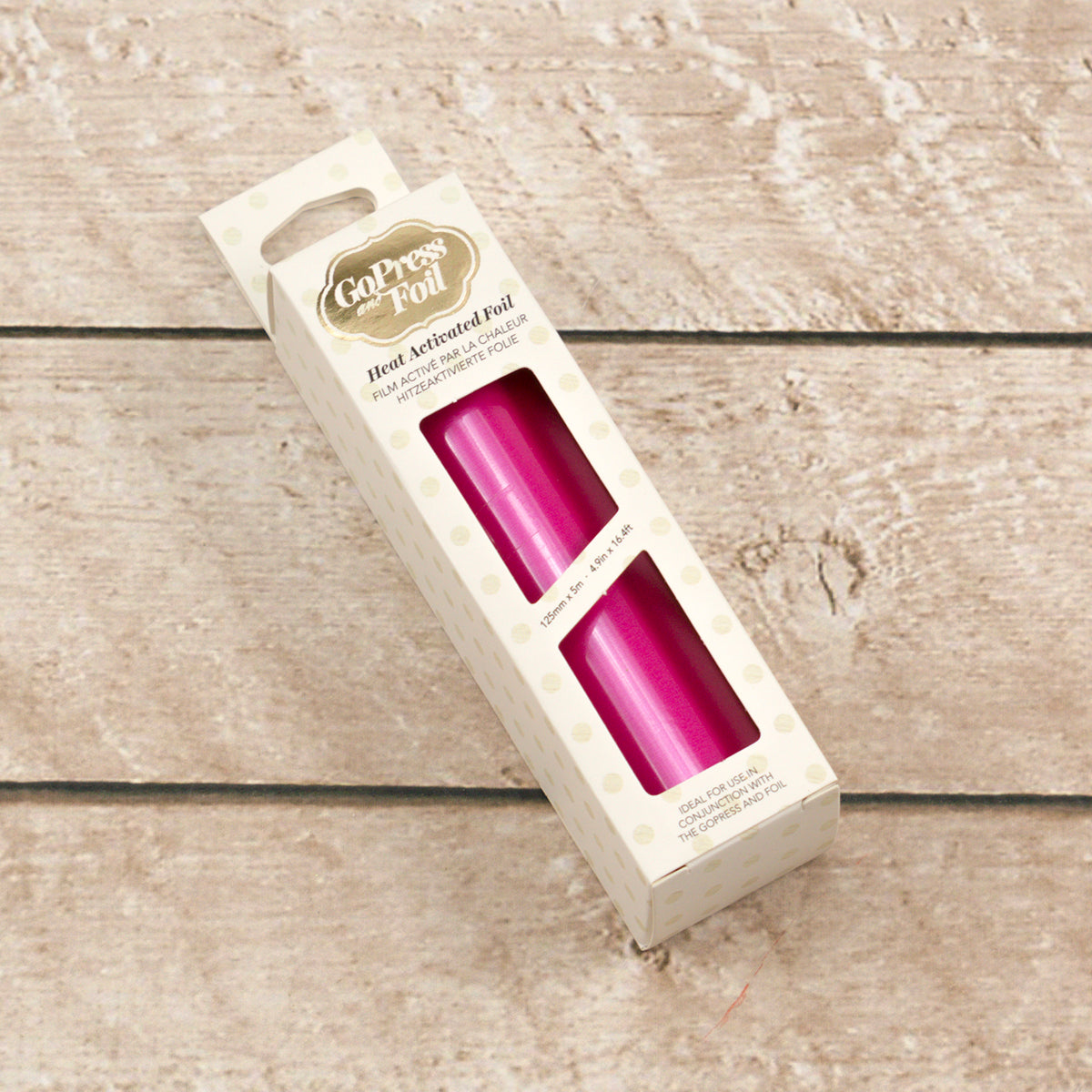 CC GoPress Heat Activated Foil PINK (MATTE Finish)