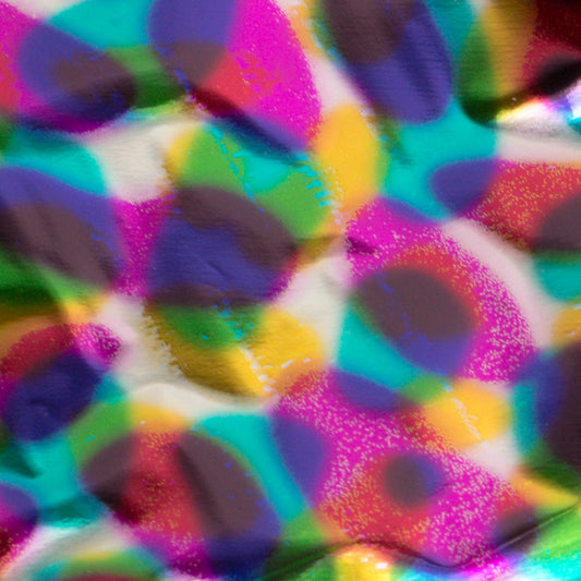 Foil - Rainbow Spots (Mirror Finish) - Heat activated