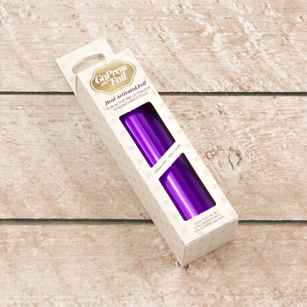 CC GoPress Heat Activated Foil PURPLE (PASTEL MIRROR Finish)
