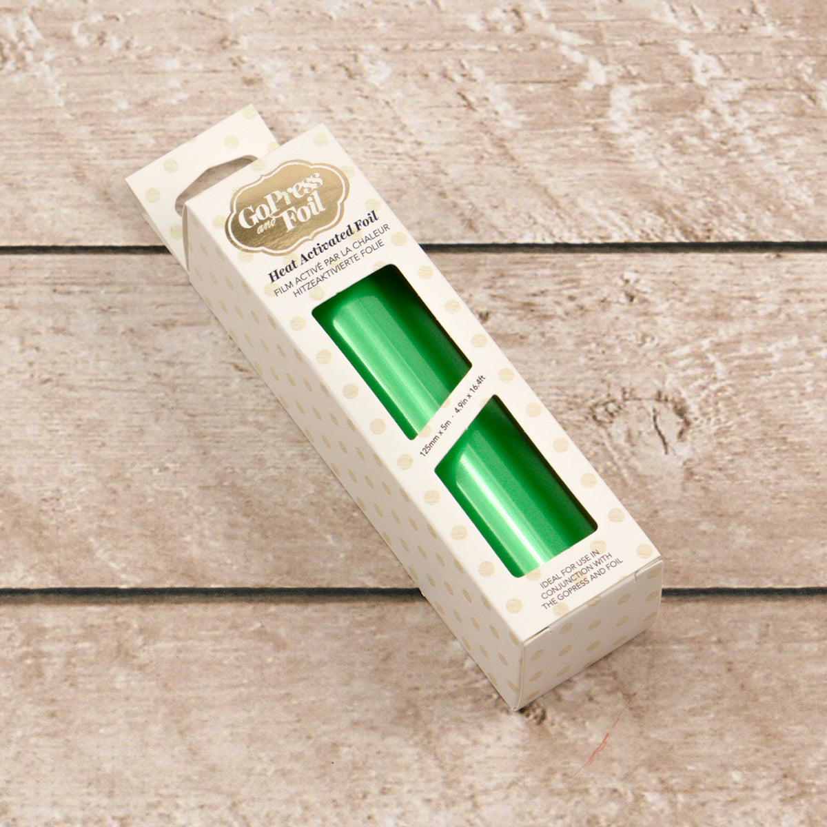 CC GoPress Heat Activated Foil LIGHT GREEN (MIRROR Finish)