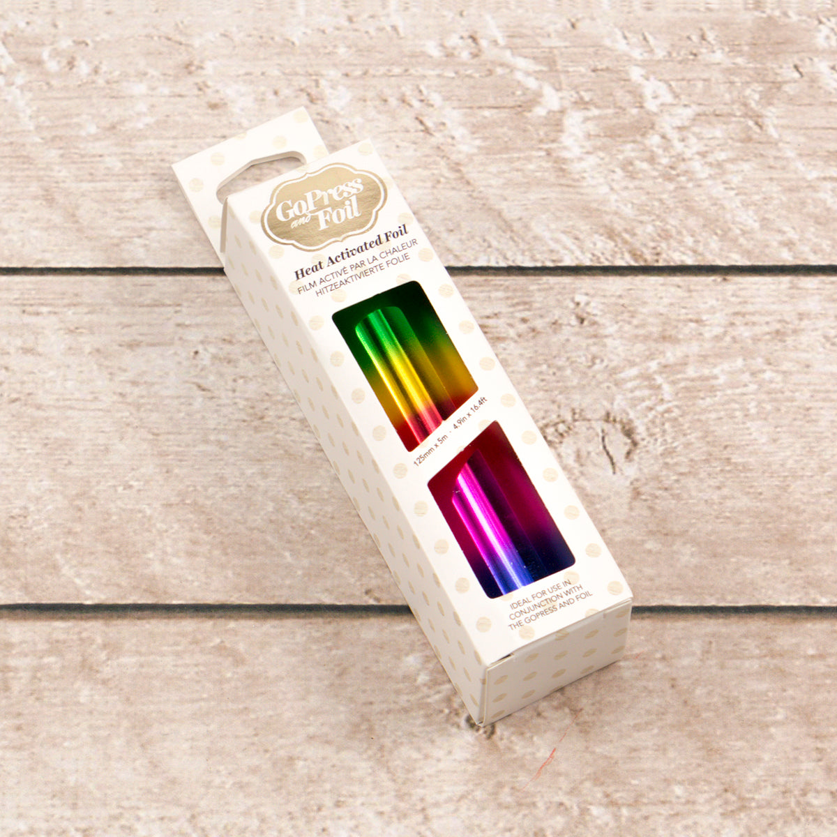CC GoPress Heat Activated Foil RAINBOW BANDS (MIRROR Finish)