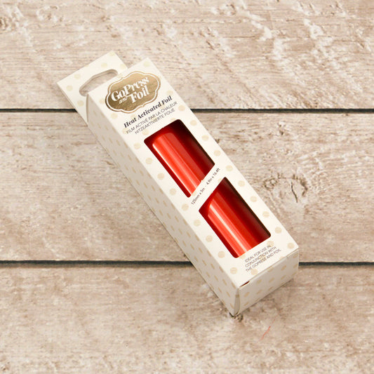 CC GoPress Heat Activated Foil PERSIMMON ORANGE (MIRROR FINIS)