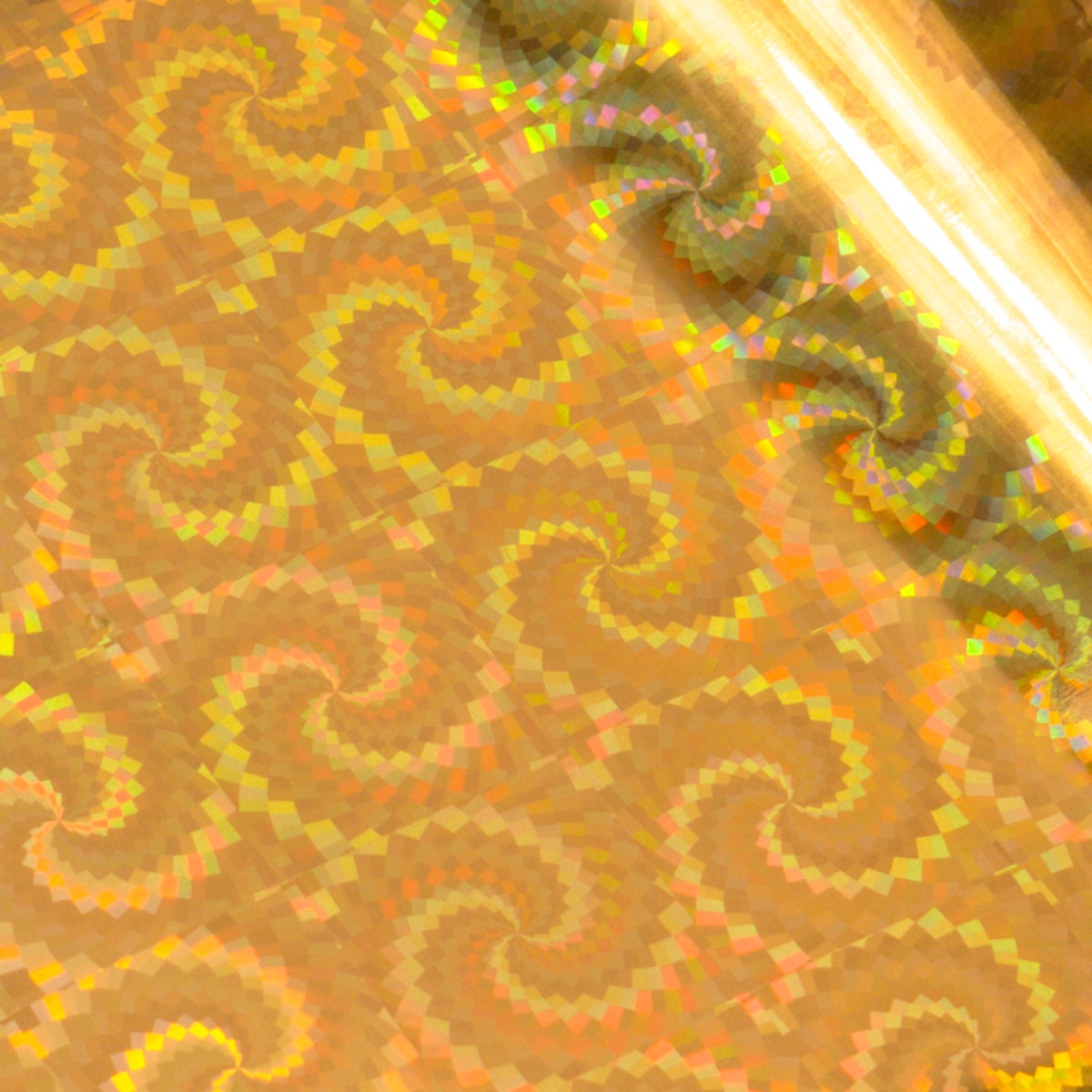 CC GoPress Heat Activated Foil GOLD (IRIDESCENT SPIRAL pattern)