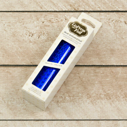 CC GoPress Heat Activated Foil BLUE (DIAMOND MIRROR Finish)