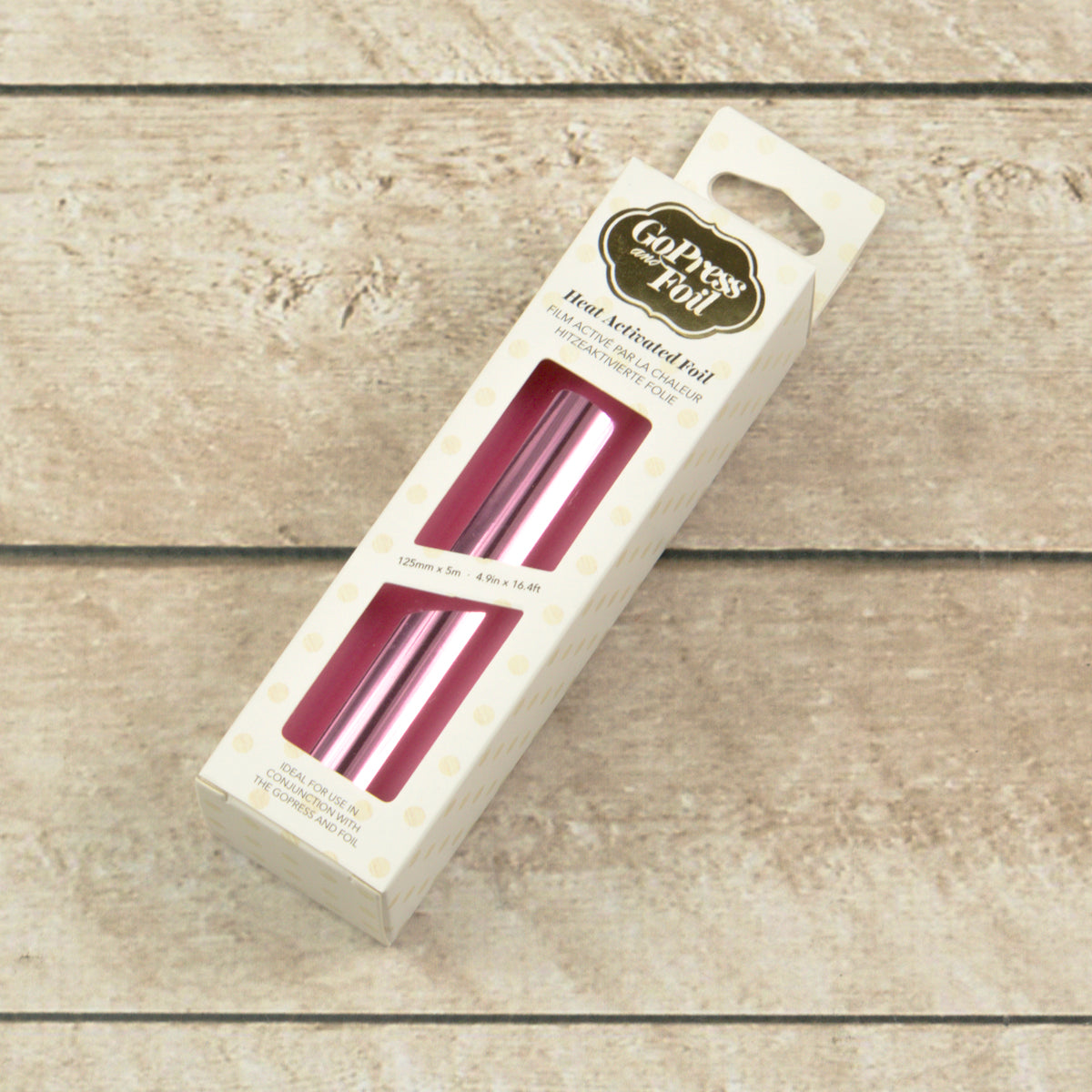 CC GoPress Heat Activated Foil PINK (MUTED MIRROR Finish)