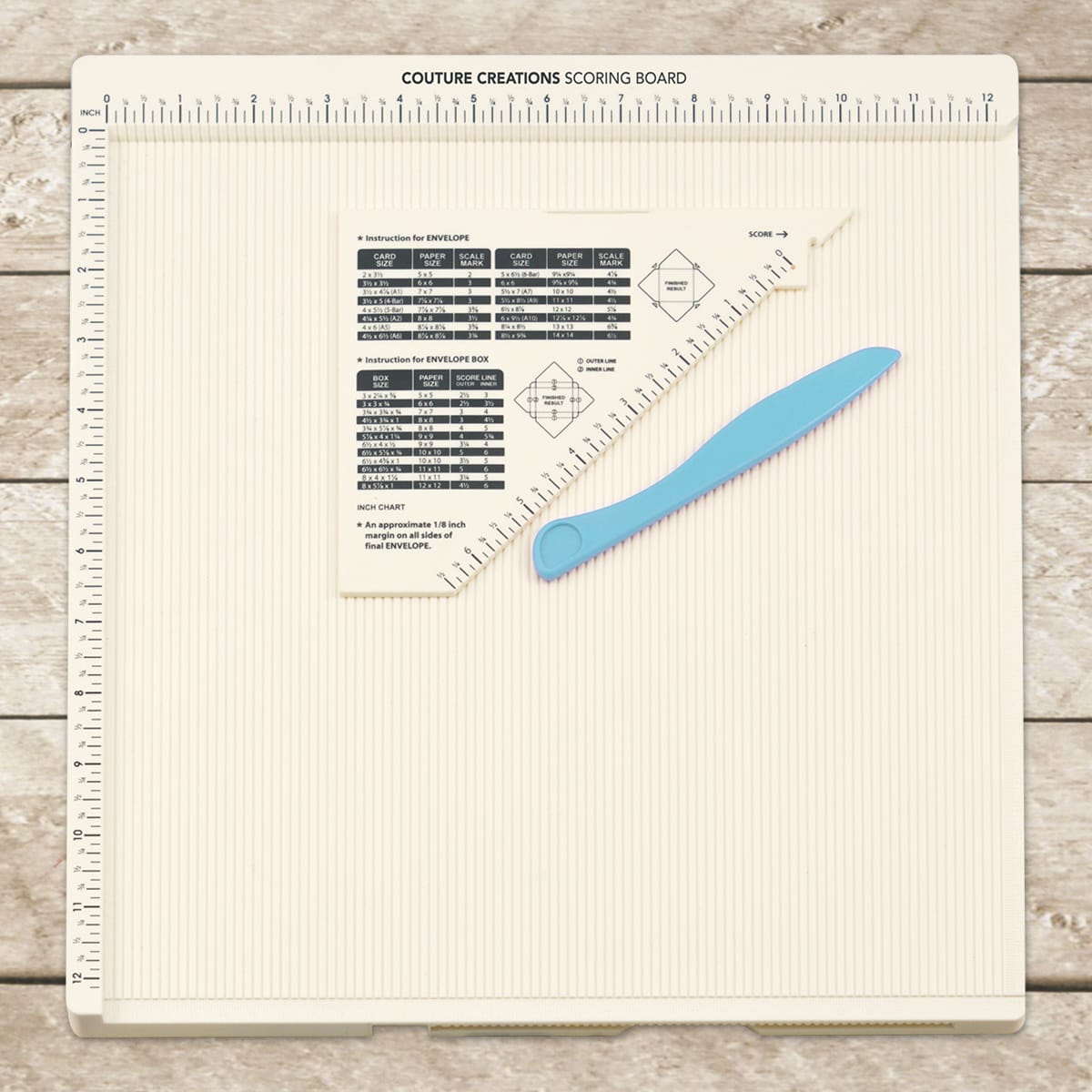 CC Score Board 12x12 -with Bone Folder and Guide