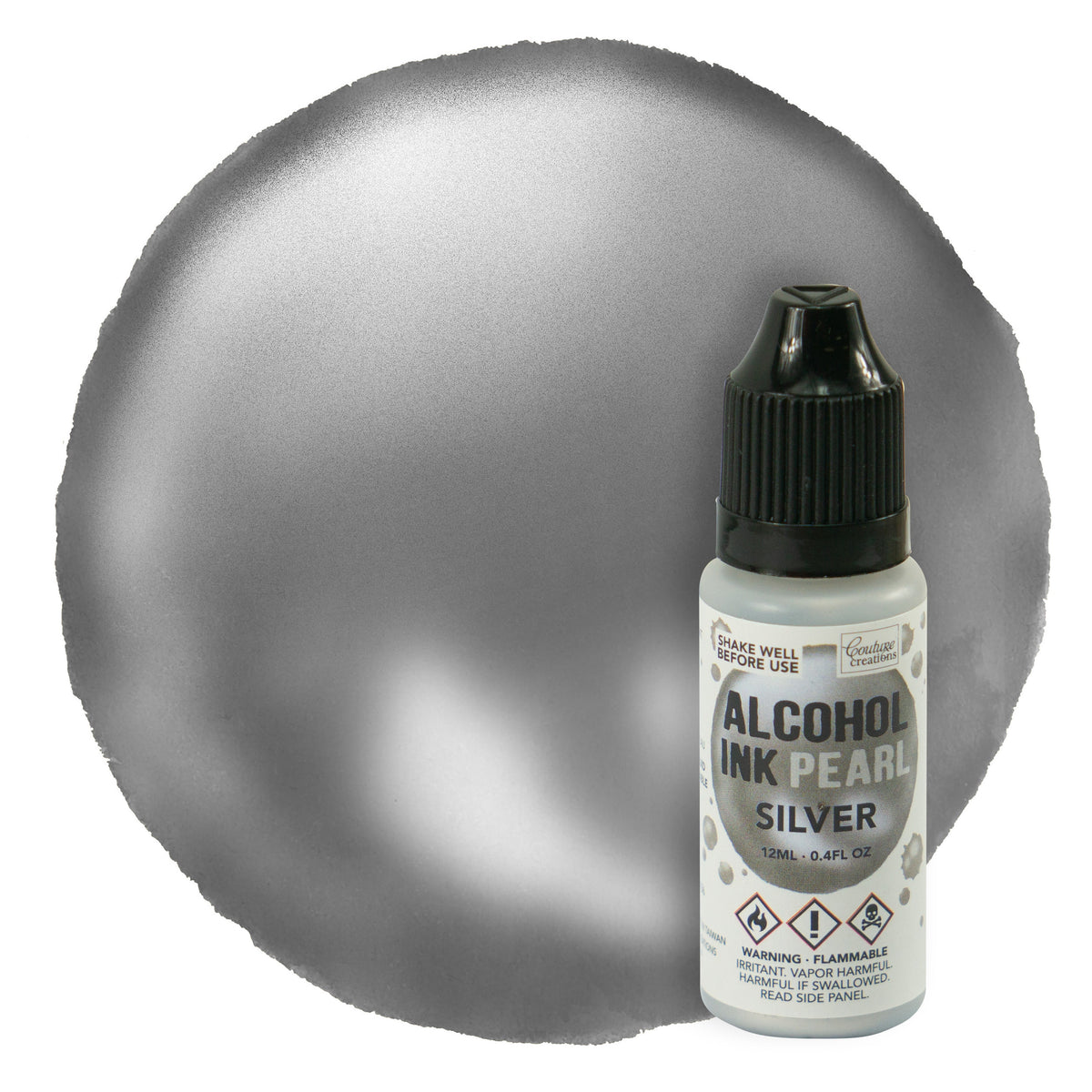 CC Alcohol Ink Silver Pearl 12ml