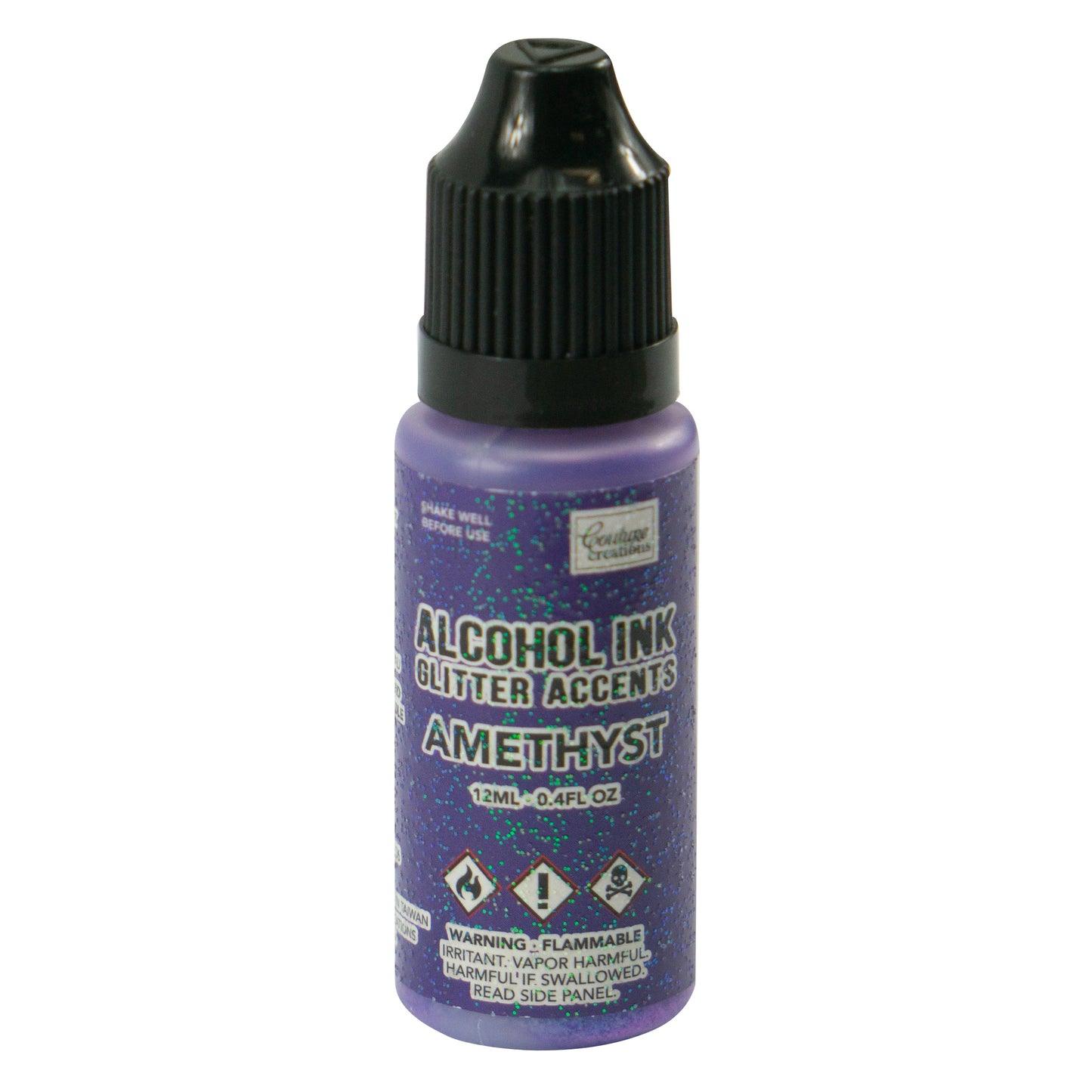 CC Alcohol Ink Glitter Accents Amethyst 12ml