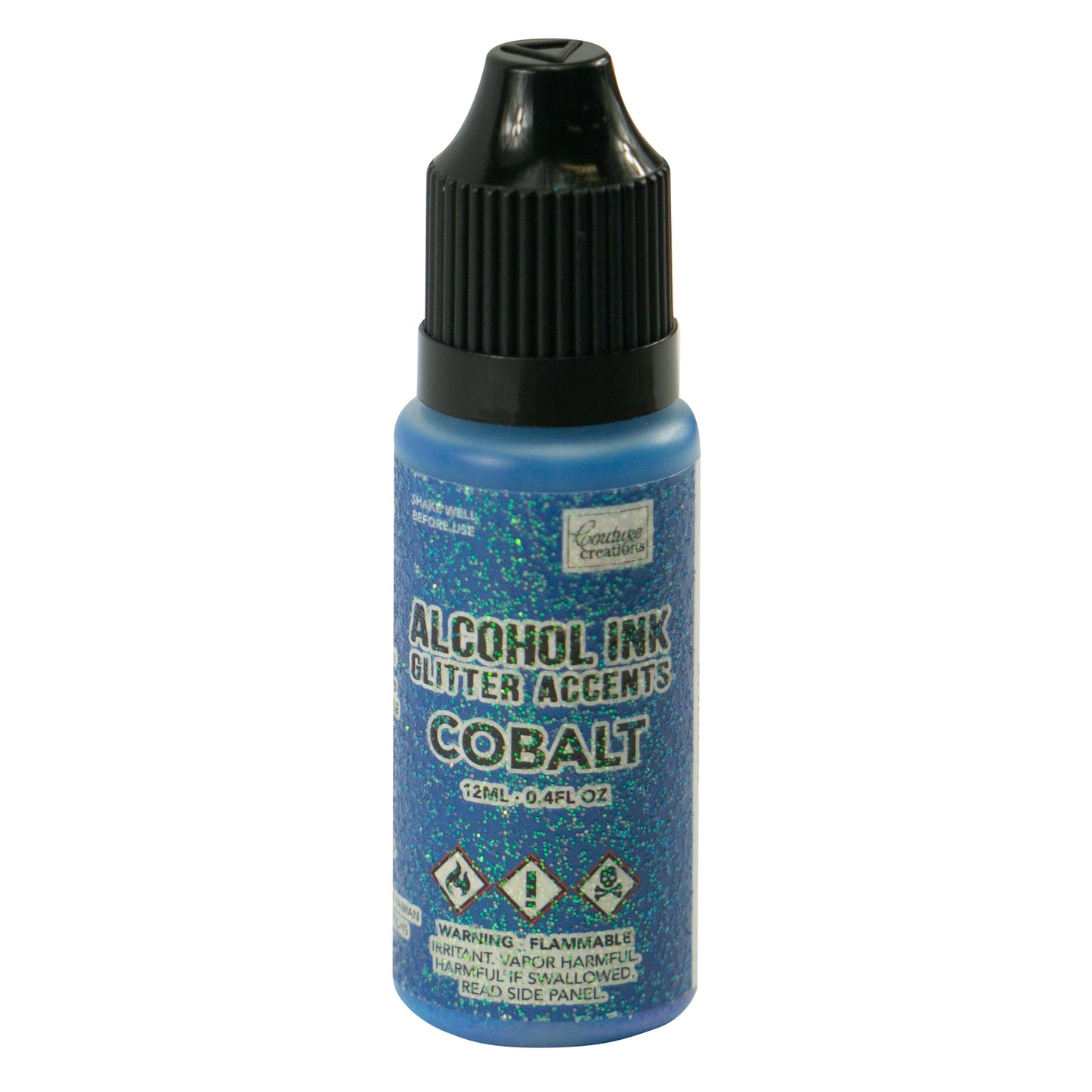 CC Alcohol Ink Glitter Accents Cobalt 12ml