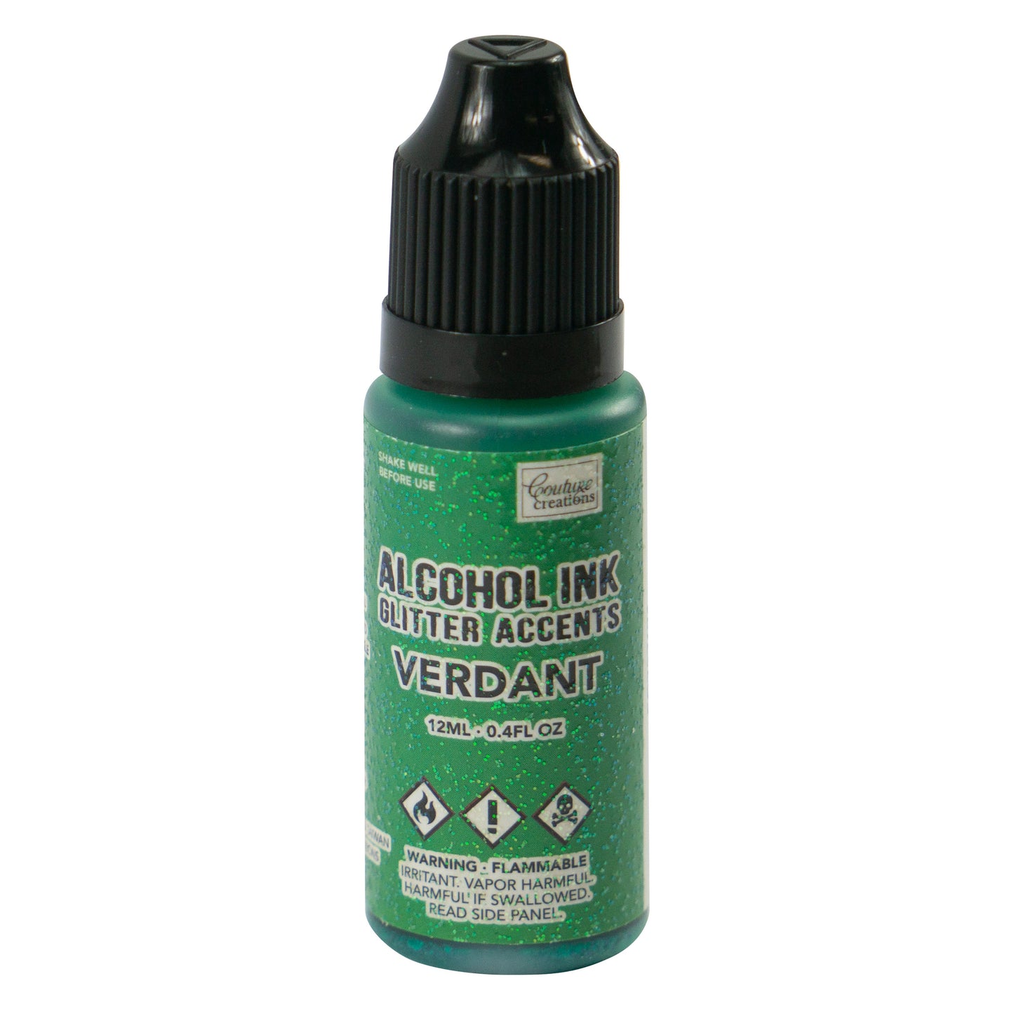 CC Alcohol Ink Glitter Accents Verdant 12ml