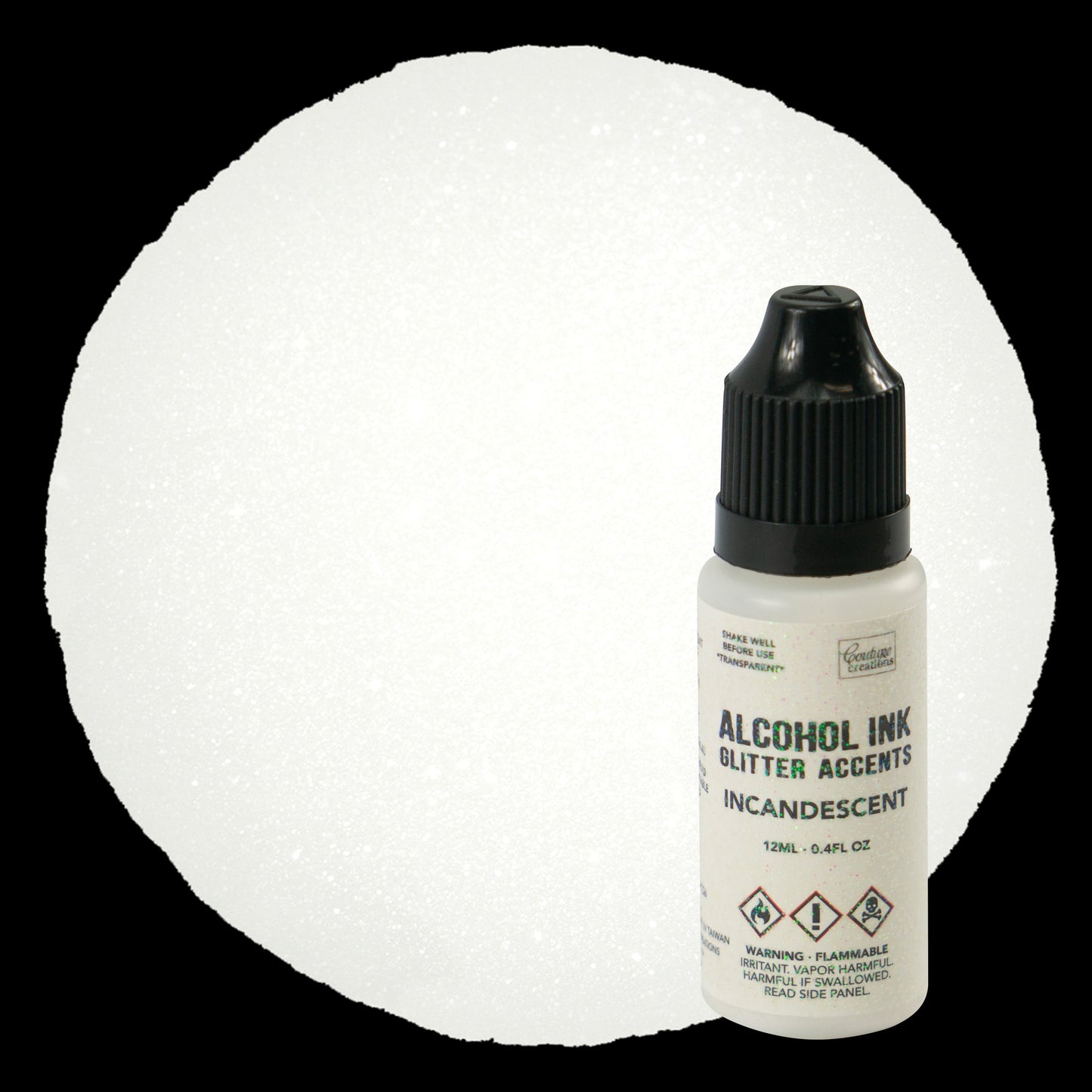 CC Alcohol Ink Glitter Accents - Incandescent - 12mL | 0.4fl oz