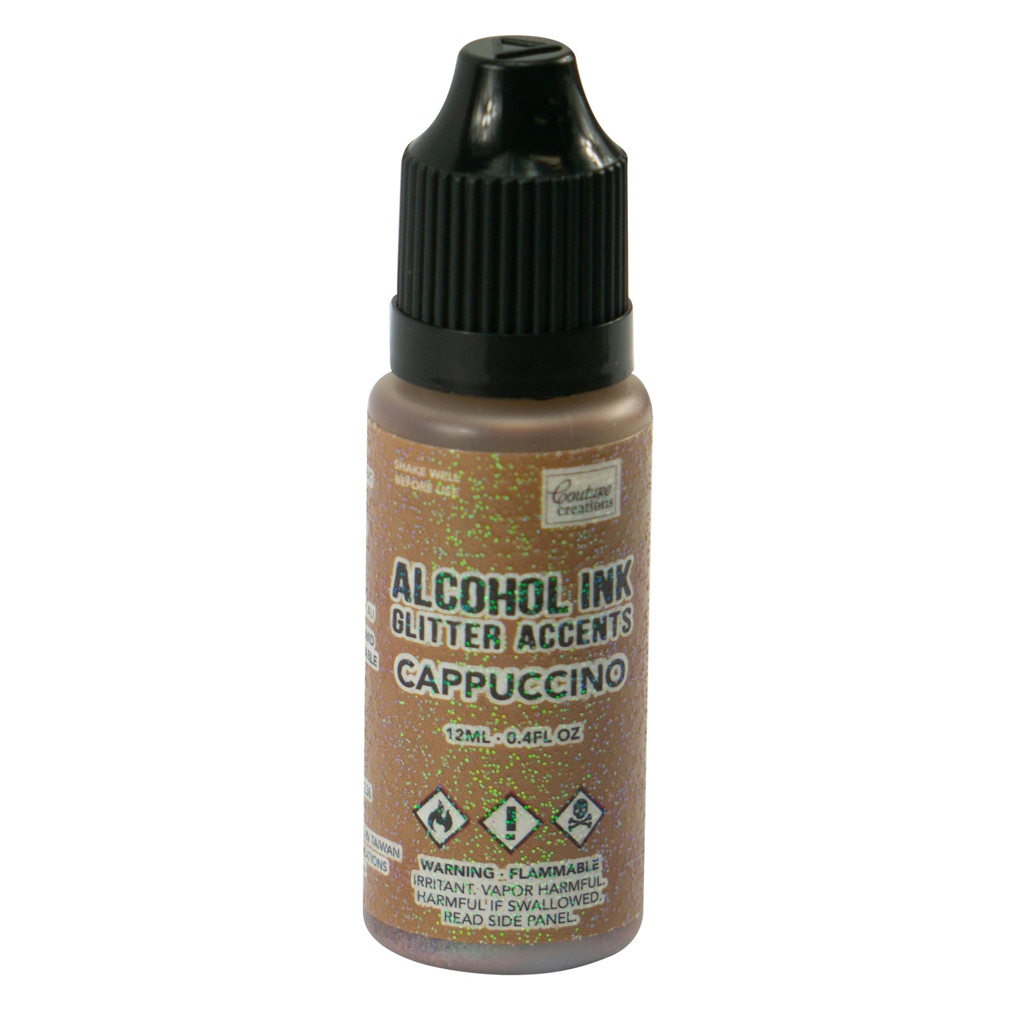CC Alcohol Ink Glitter Accents Cappucino 12ml