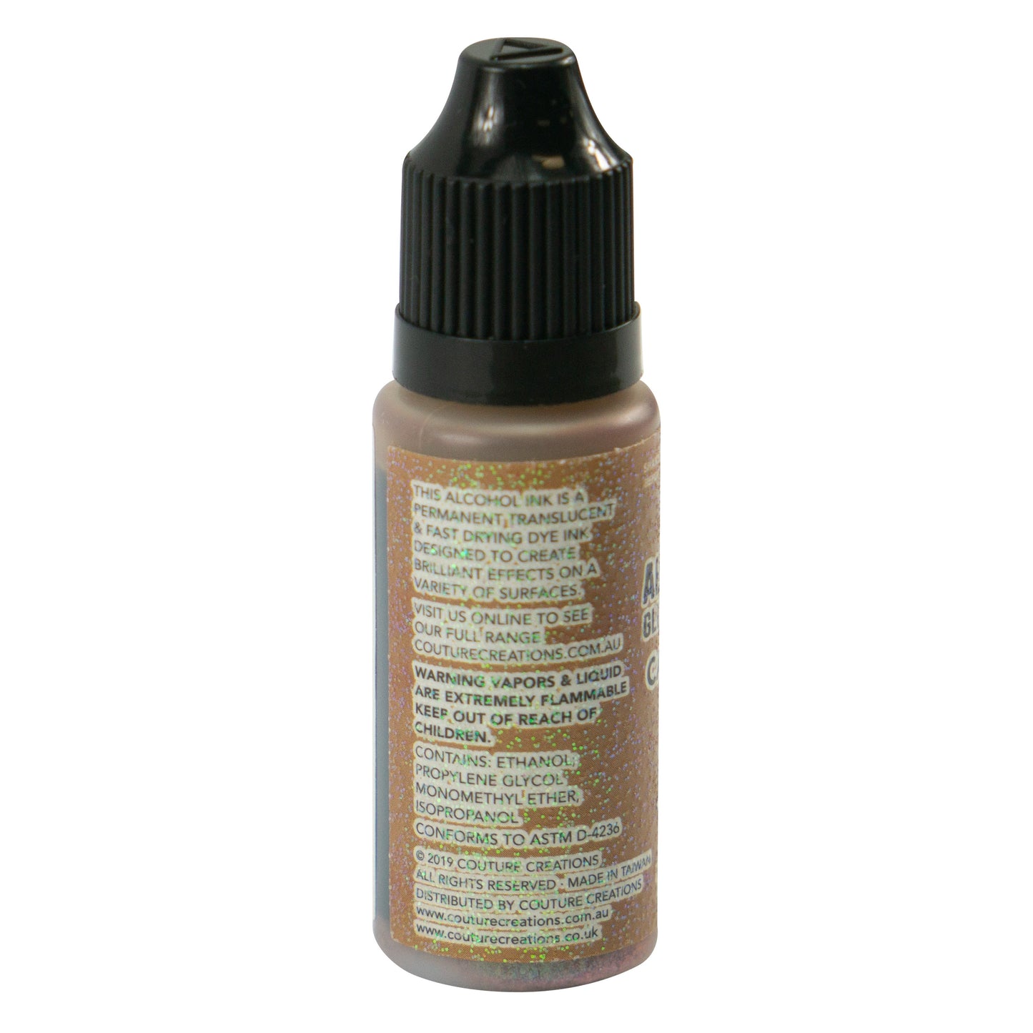 CC Alcohol Ink Glitter Accents Cappucino 12ml