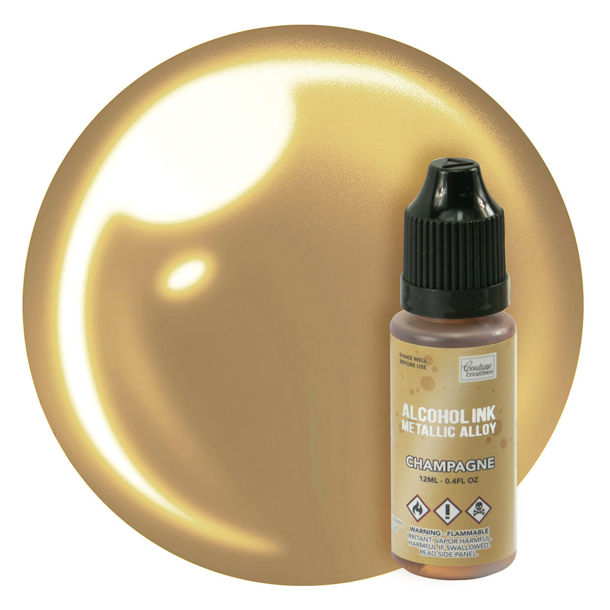 CC Alcohol Ink Metallic Alloy Champagne 12ml