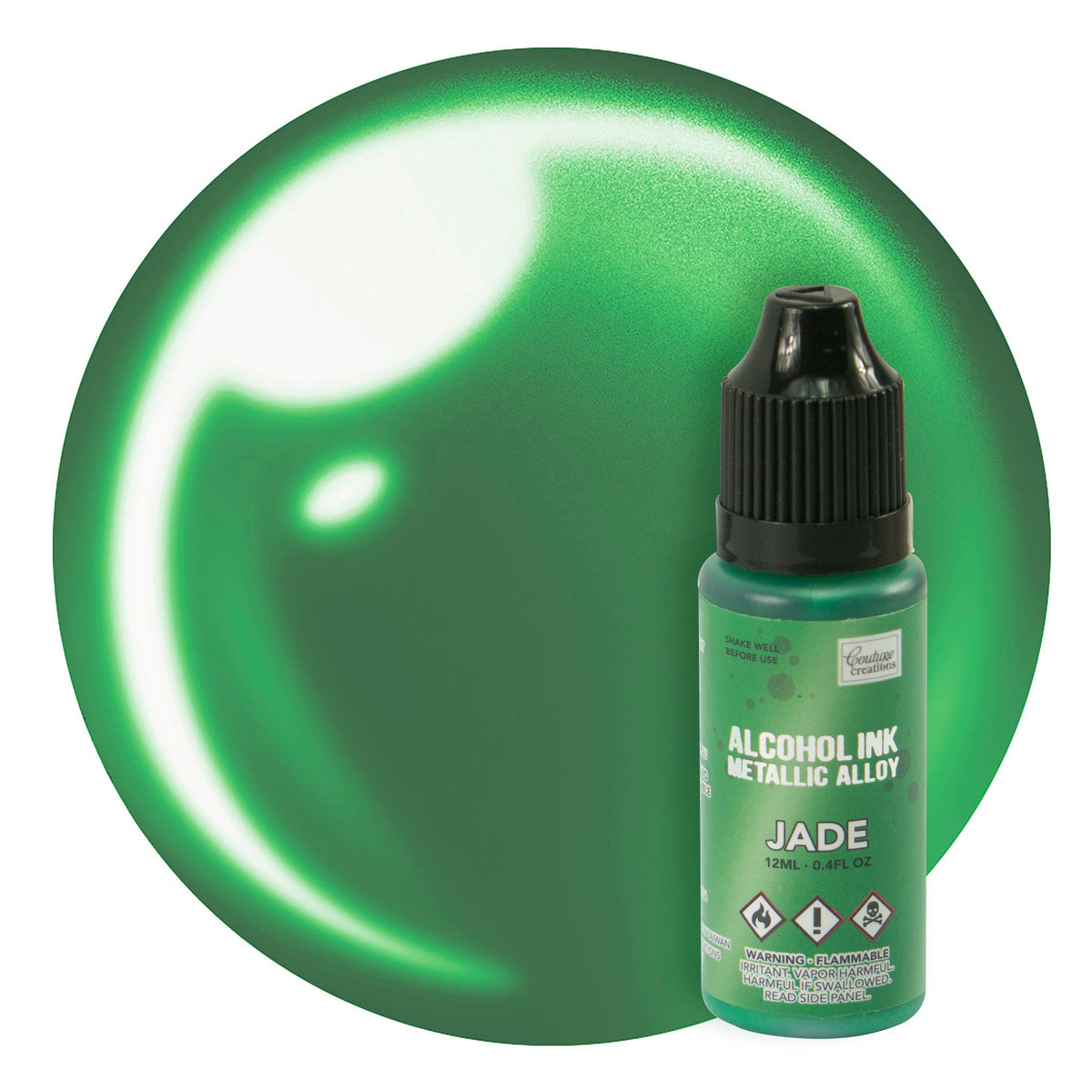 CC Alcohol Ink Metallic Alloy Jade 12ml