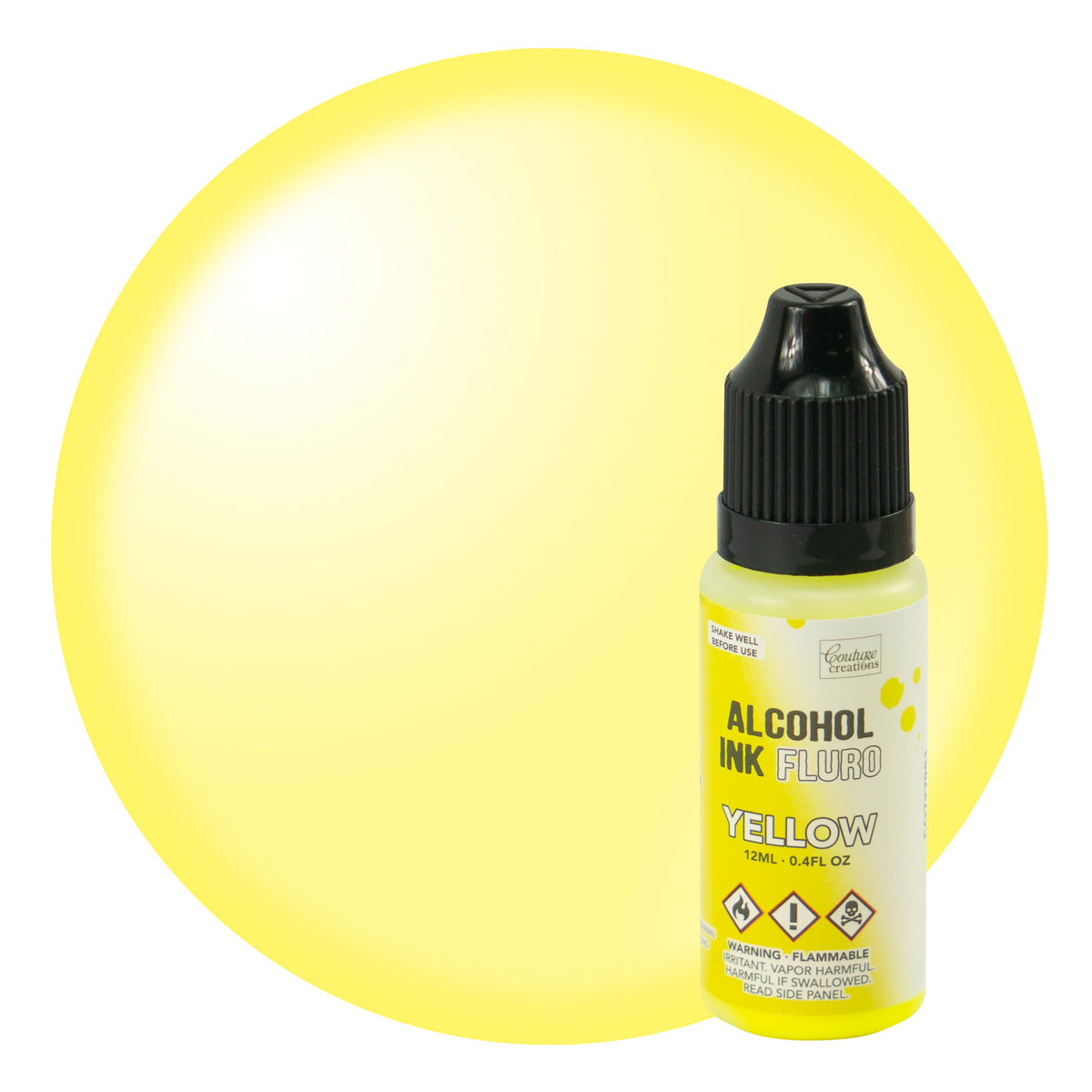 CC Alcohol Ink Fluro Yellow 12ml