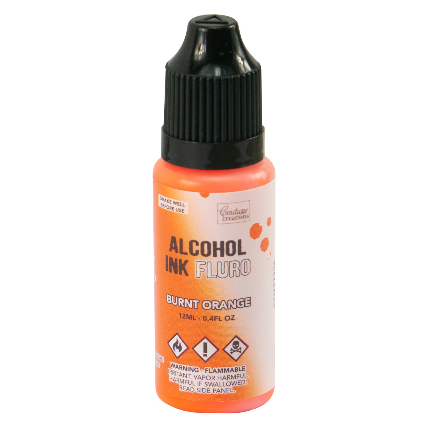 CC Alcohol Ink Fluro Burnt Orange 12ml
