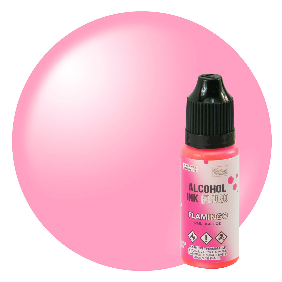 CC Alcohol Ink Fluro Flamingo 12ml