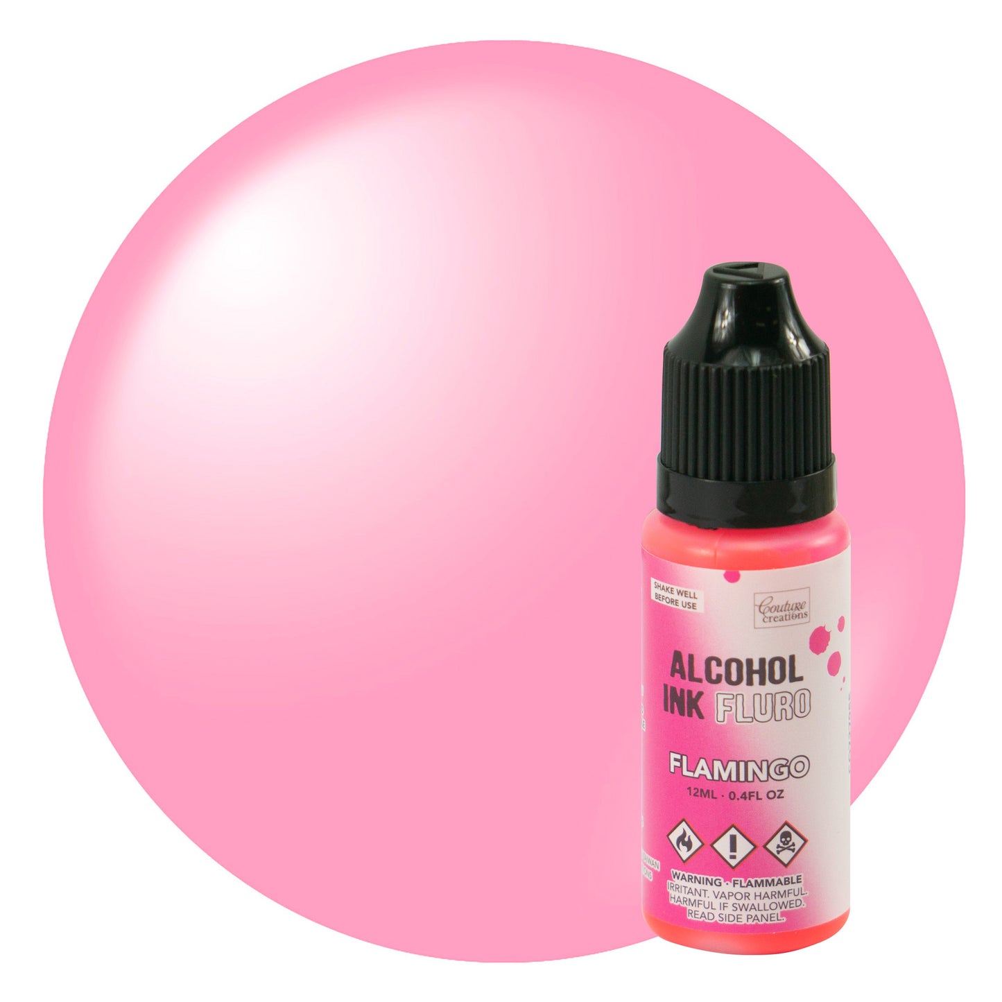 CC Alcohol Ink Fluro Flamingo 12ml