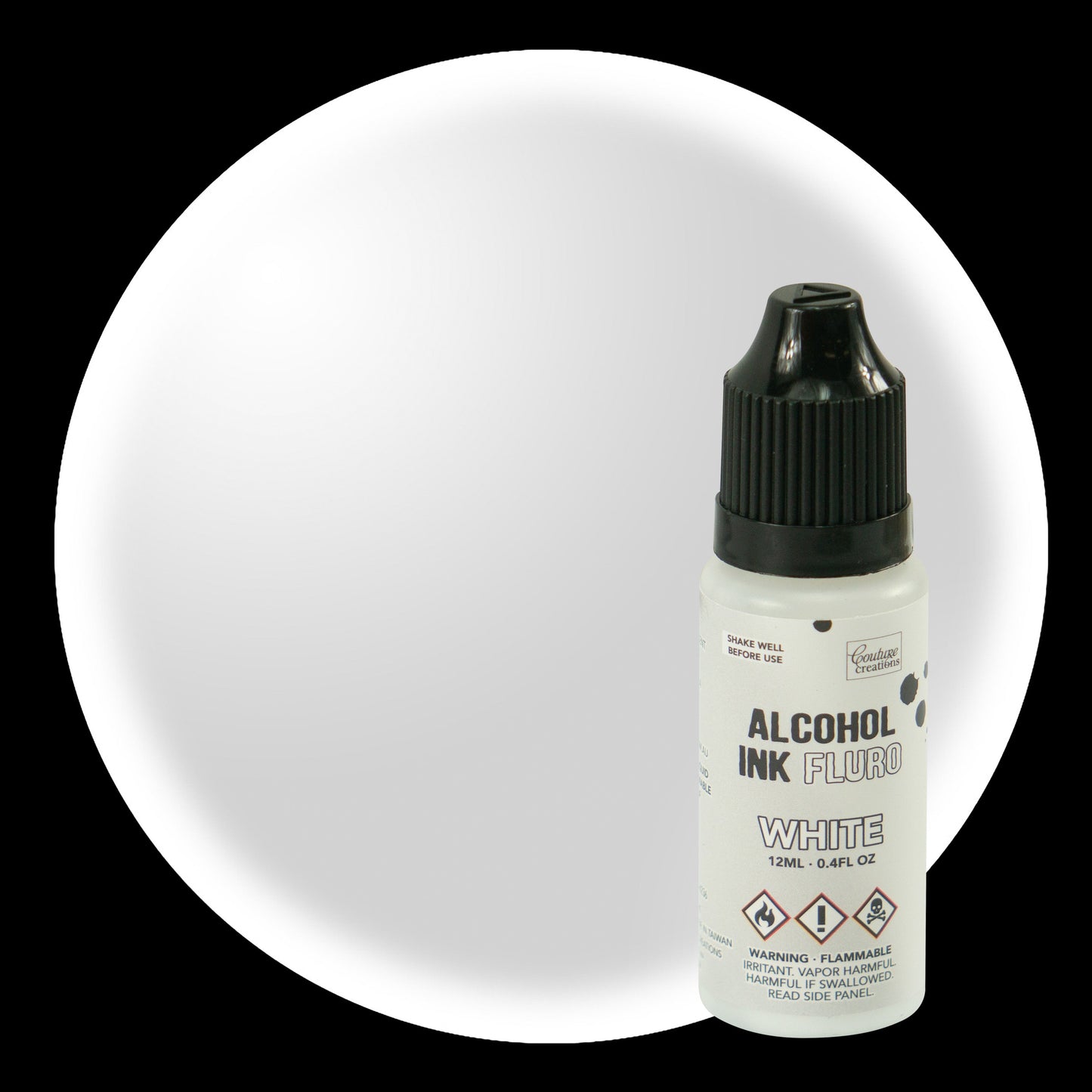 CC Alcohol Ink Fluro White 12ml