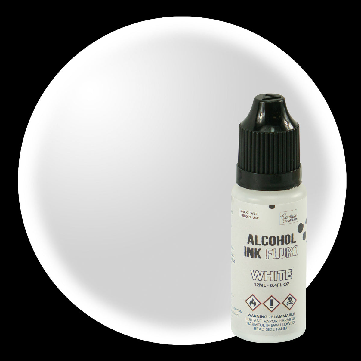 CC Alcohol Ink Fluro White 12ml